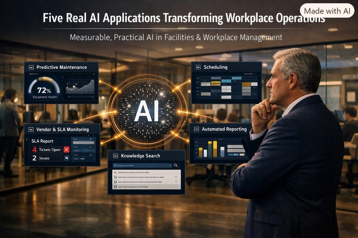 Five real AI applications transforming workplace operations
